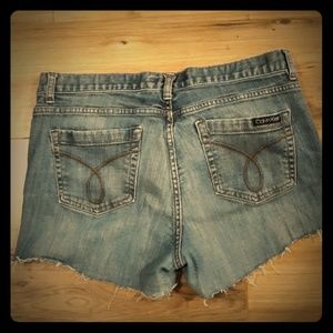 Vintage Calvin Klein Jeans Cutoff Shorts.